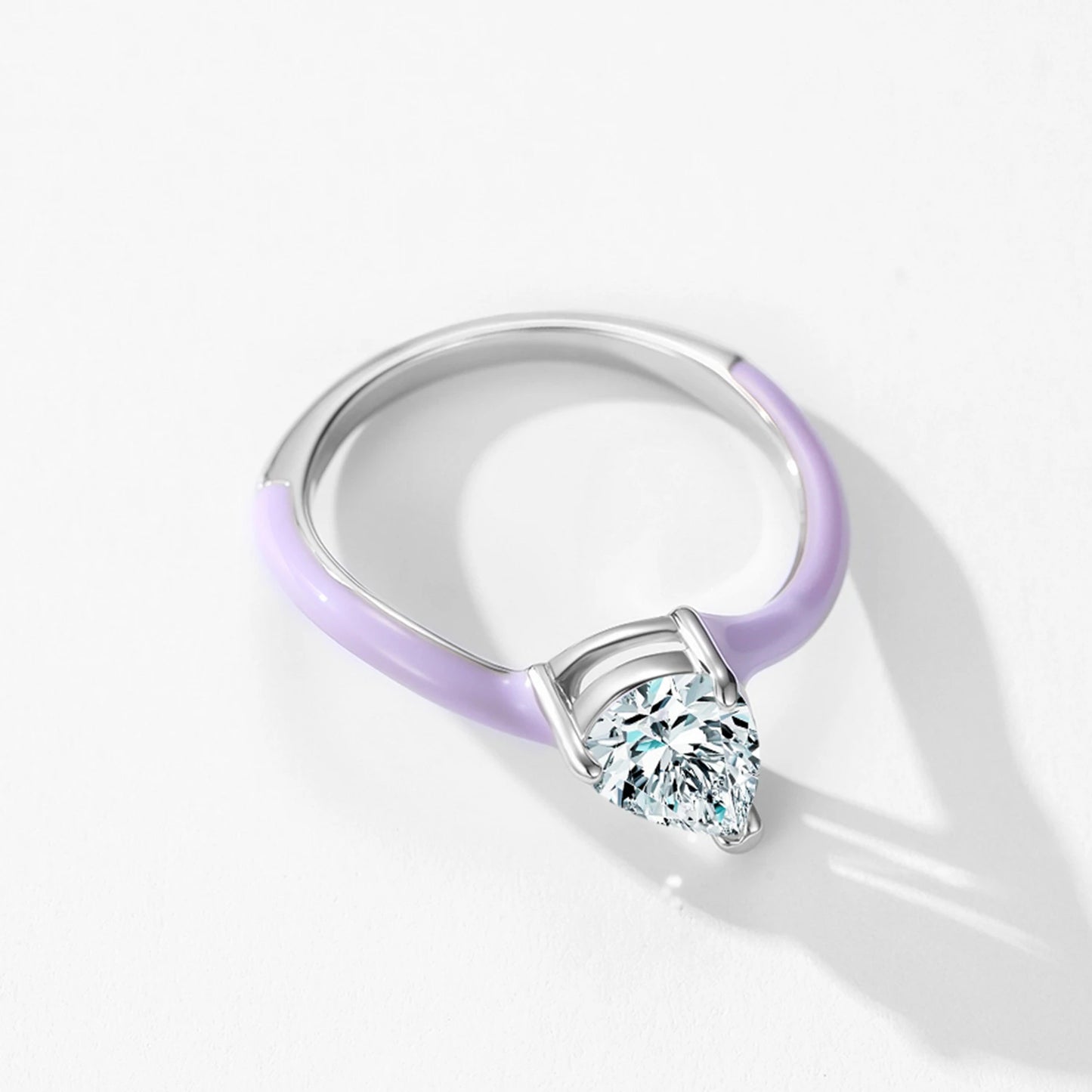 "CLEAN VIOLET" Sterling Silber Ring