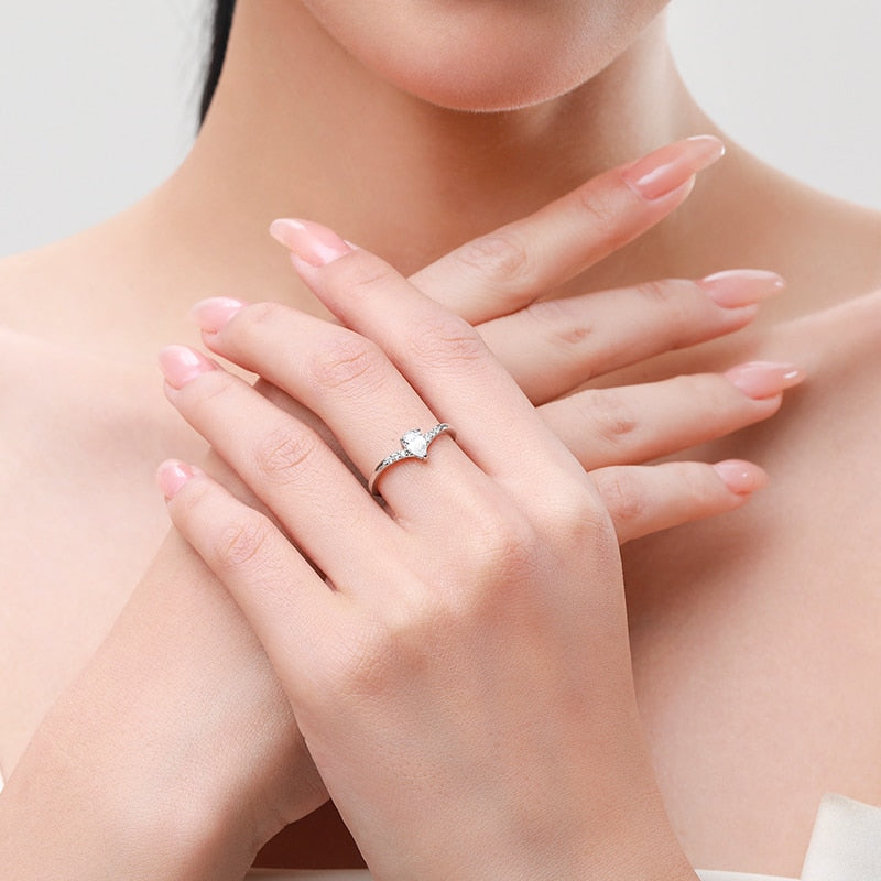 "A DROP OF ELEGANCE" Sterling Silber Ring