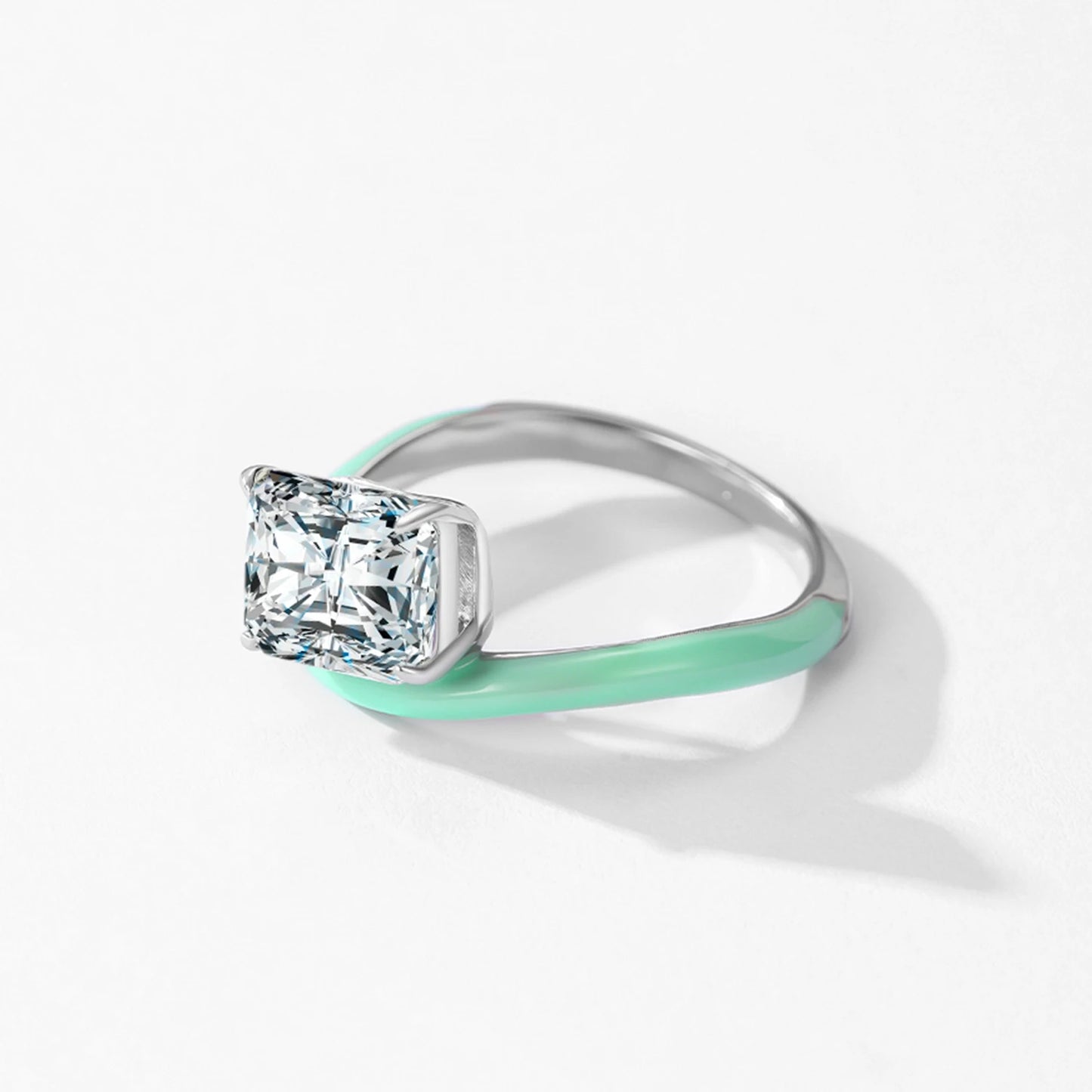 "SIMPLY GREEN" Sterling Silber Ring