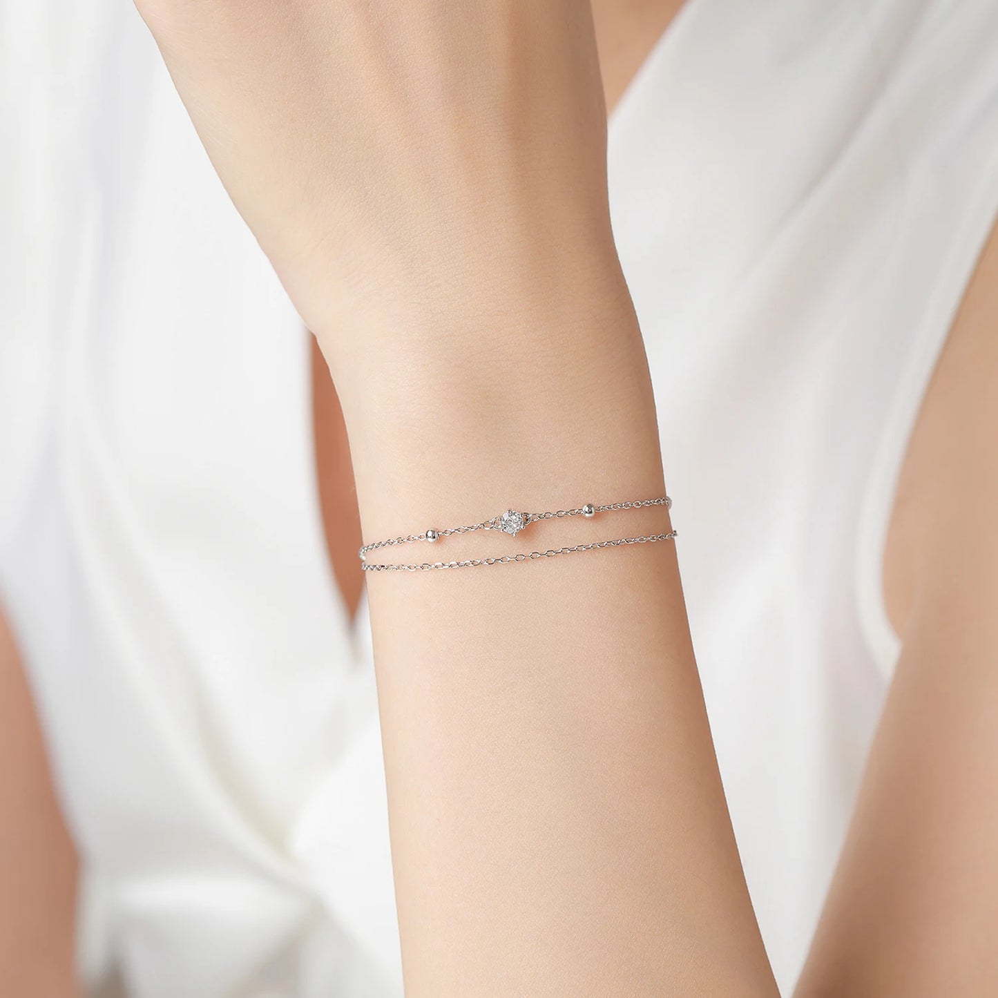 "SILVER AMOUR" Sterling Silber Armband