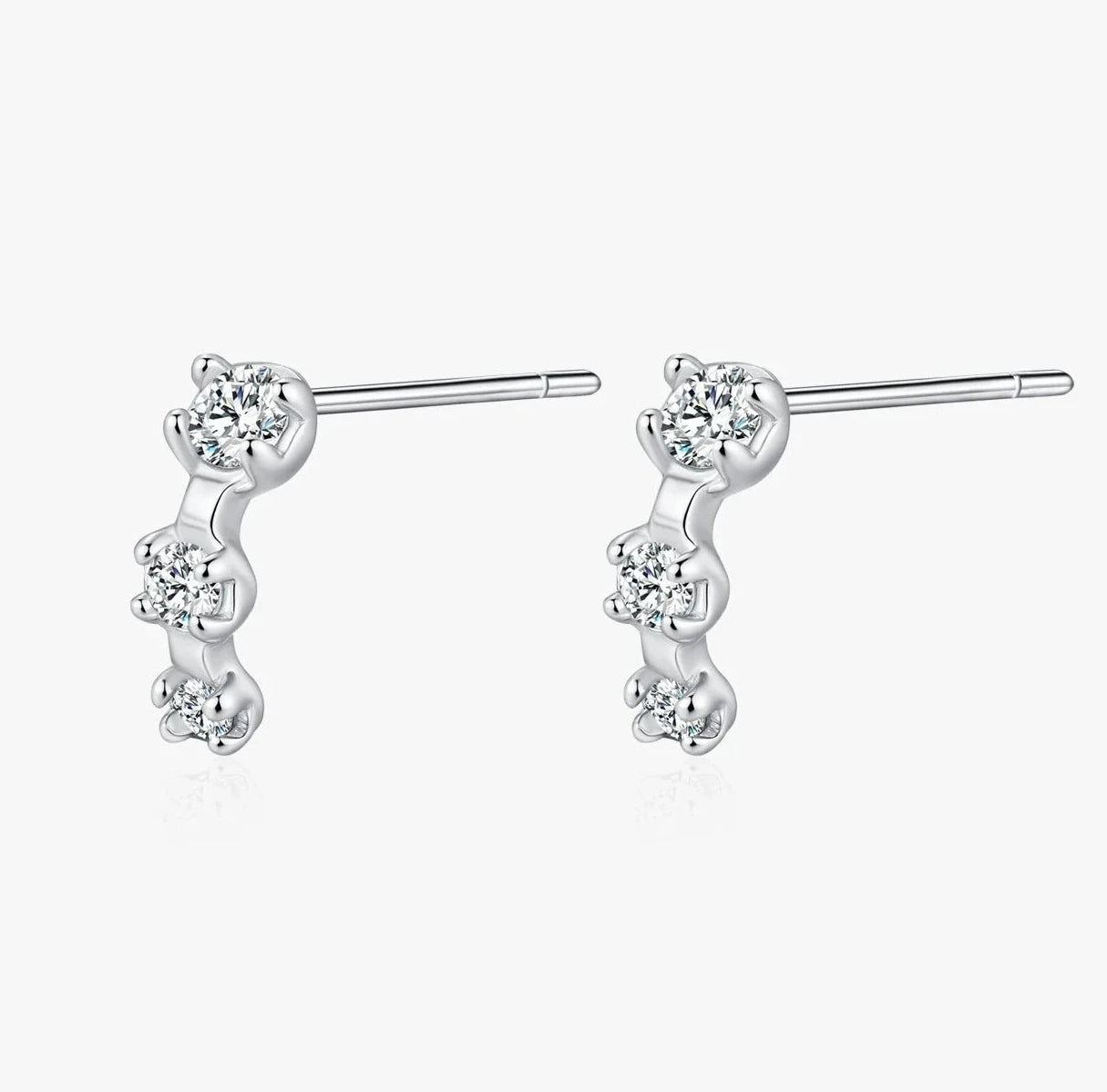 "CHIC WHISPER" Sterling Silber Ohrringe