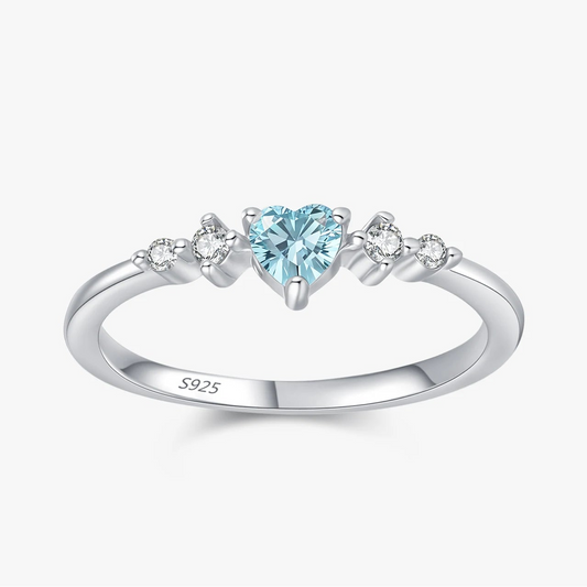 "LOVELY WINTER" Sterling Silber Ring