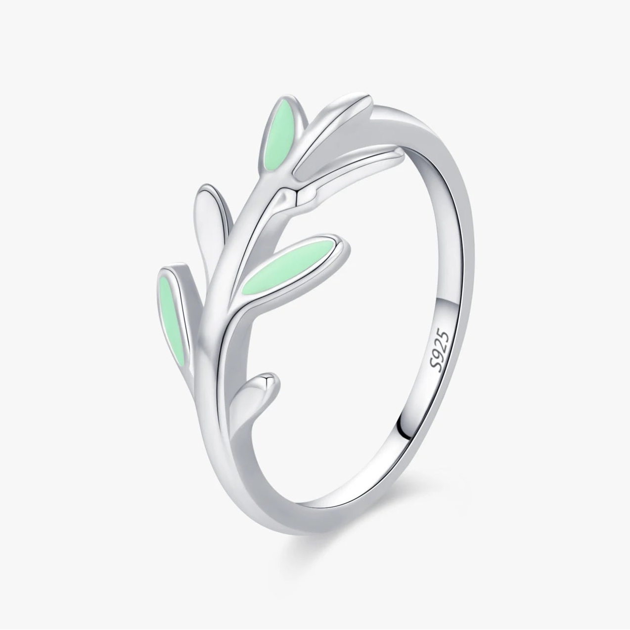 "LEAF OF NATURE" Sterling Silber Ring