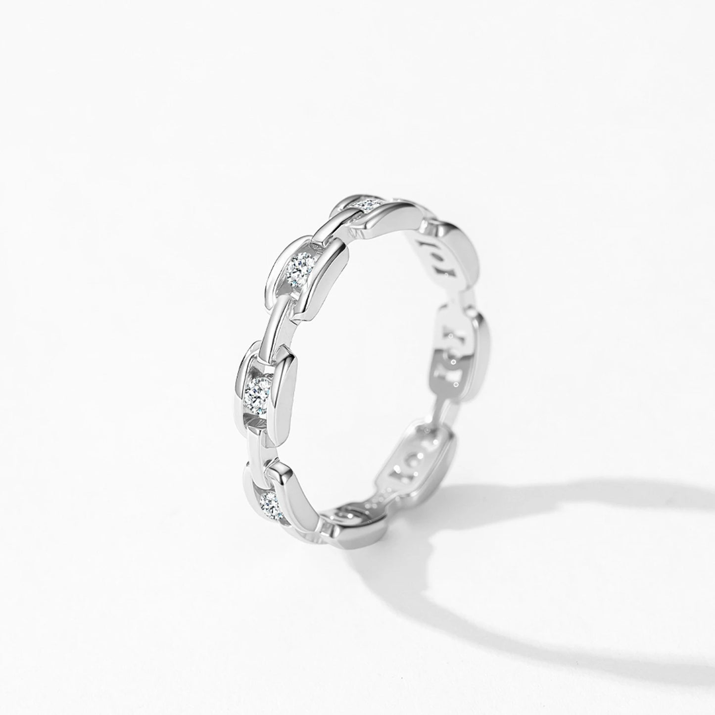 "LINKED GRACE" Sterling Silber Ring