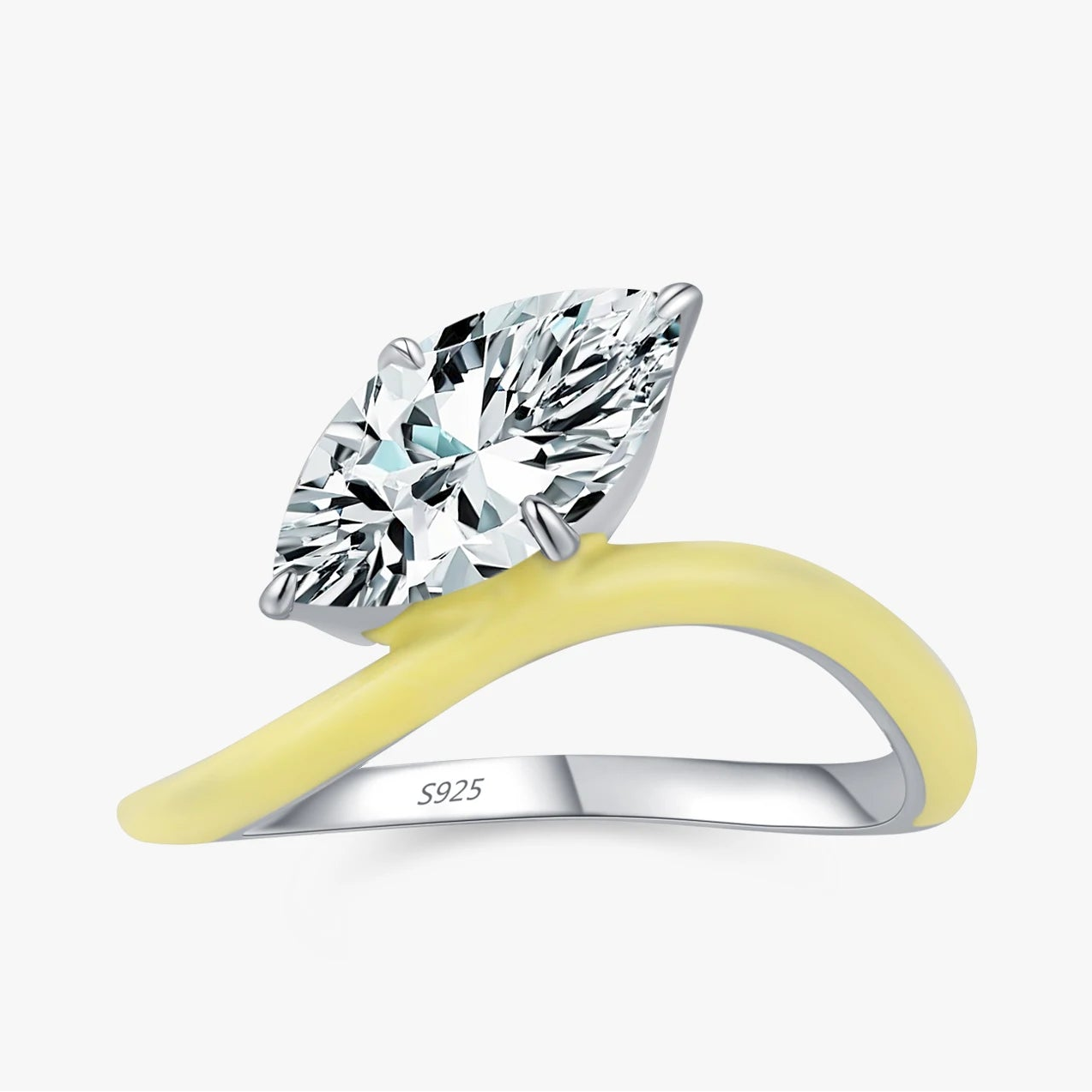 "YELLOW FAVOR" Sterling Silber Ring