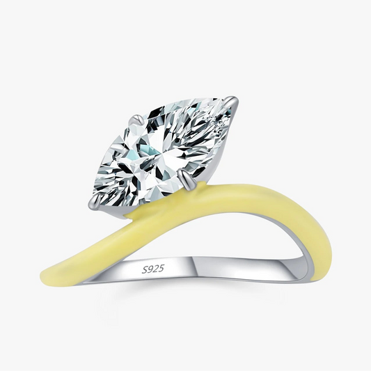 "YELLOW FAVOR" Sterling Silber Ring