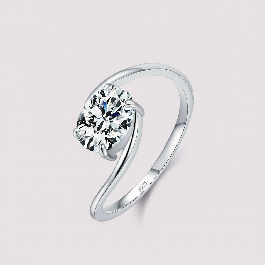 "FINE WHISPER" Sterling Silber Ring