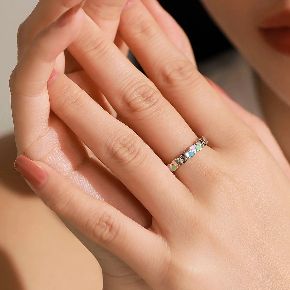 "FABULOUS STRUCTURE" Sterling Silber Ring