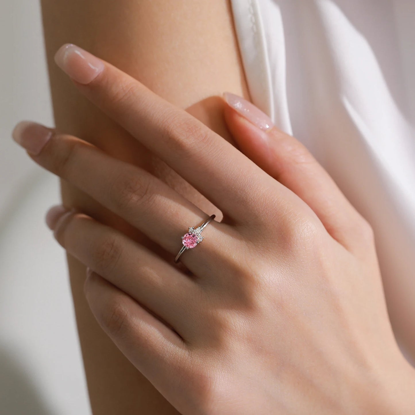 "BEAUTY OF THREE" Sterling Silber Ring