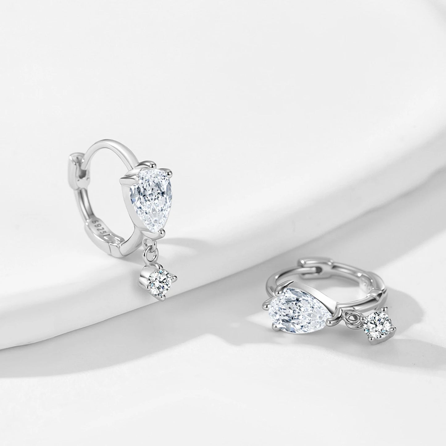 "CRYSTAL BLOOM" Sterling Silber Ohrringe