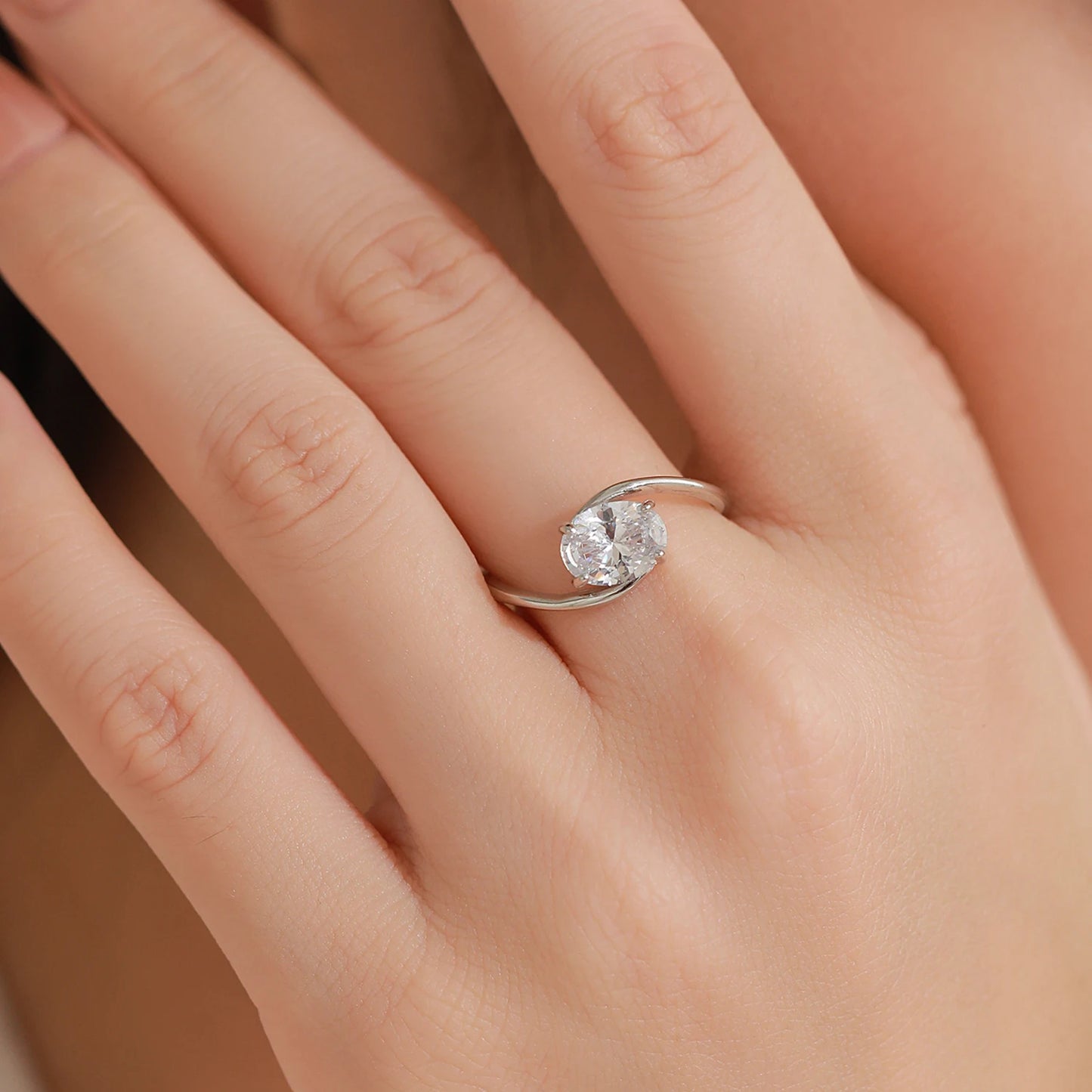 "FINE WHISPER" Sterling Silber Ring