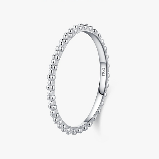 "MINIMAL PEARL" Sterling Silber Ring