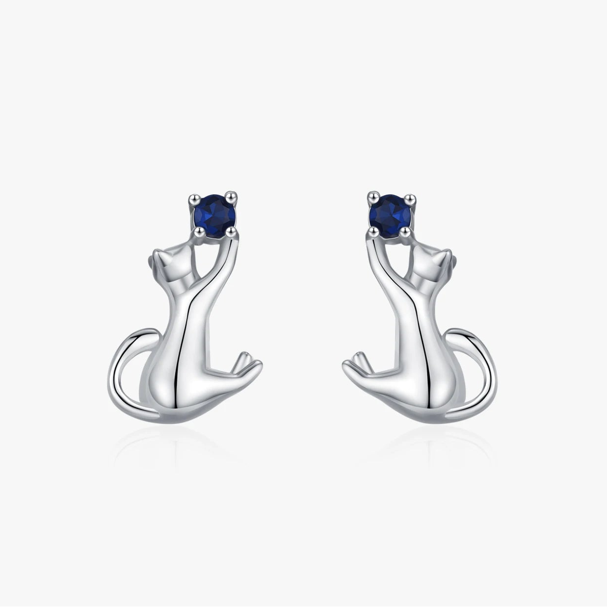 "MYSTIC CAT" Sterling Silber Ohrringe