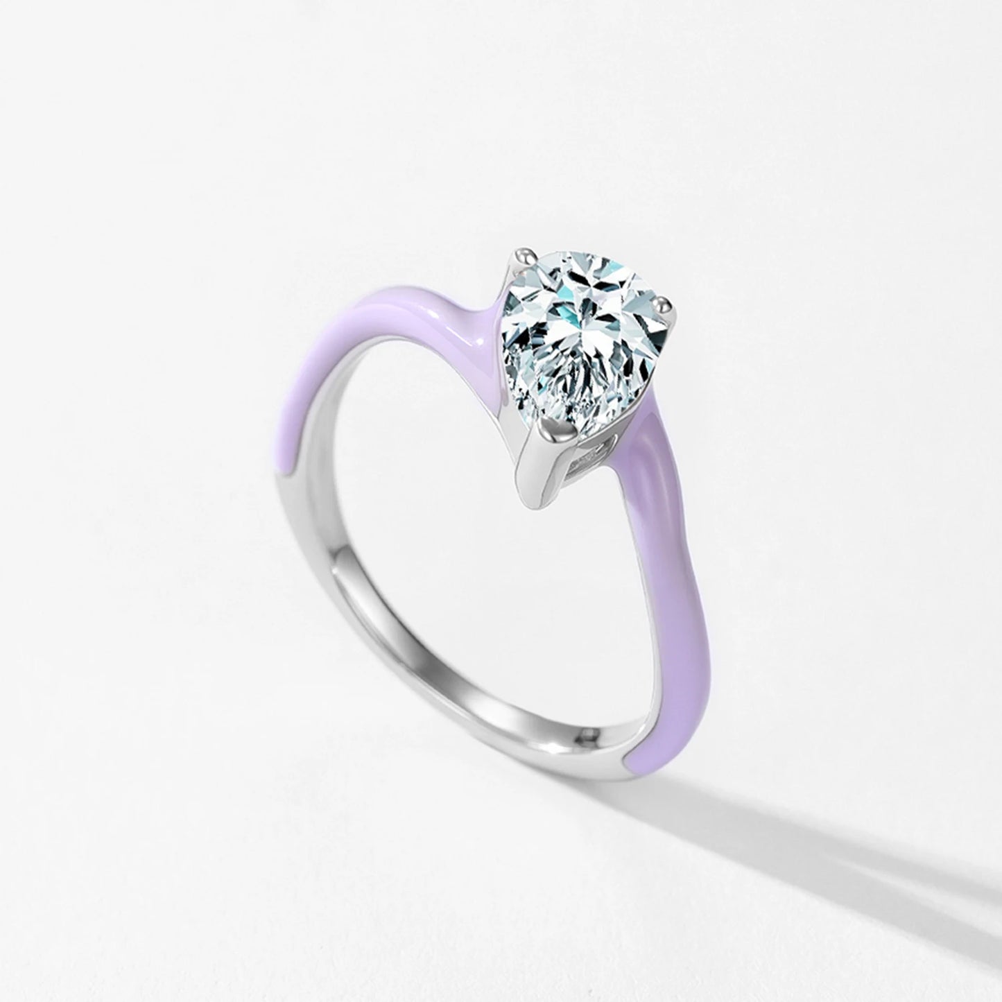 "CLEAN VIOLET" Sterling Silber Ring