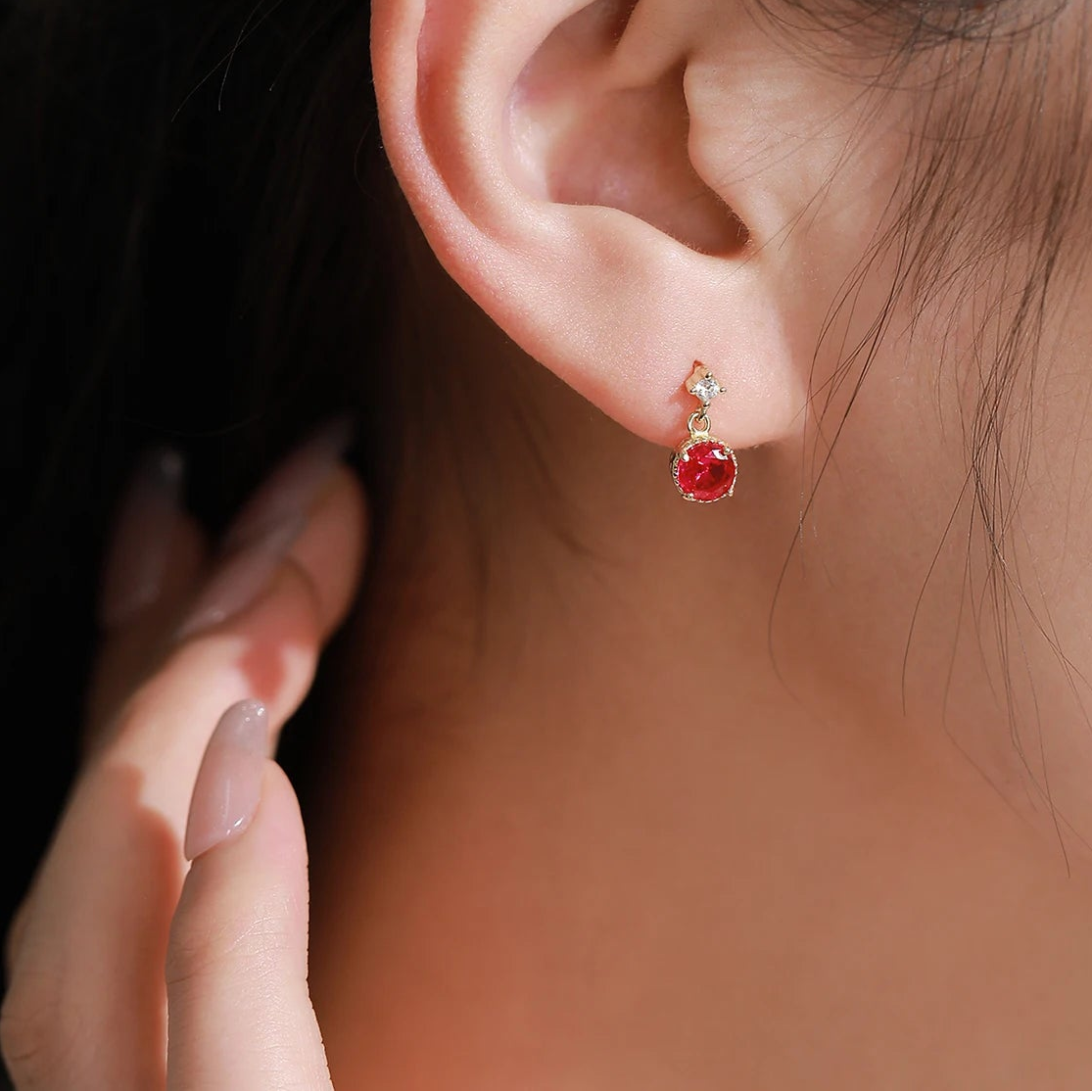 "MYSTIC GLOW" Sterling Silber Ohrringe