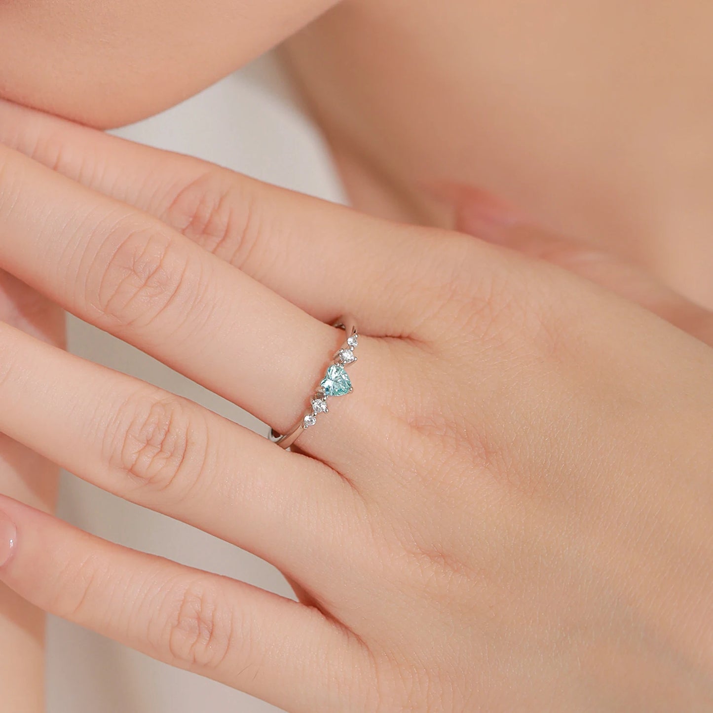 "LOVELY WINTER" Sterling Silber Ring