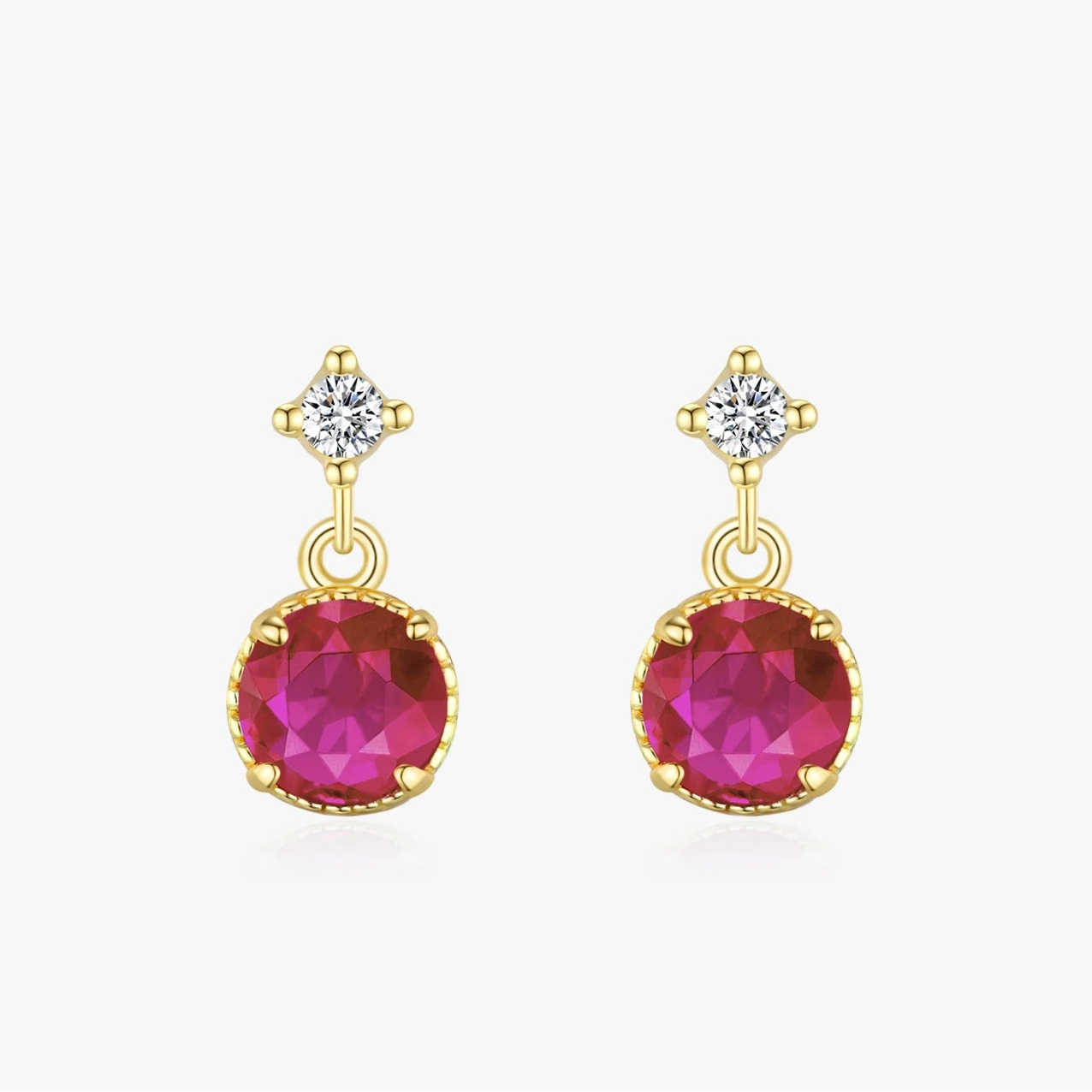 "MYSTIC GLOW" Sterling Silber Ohrringe