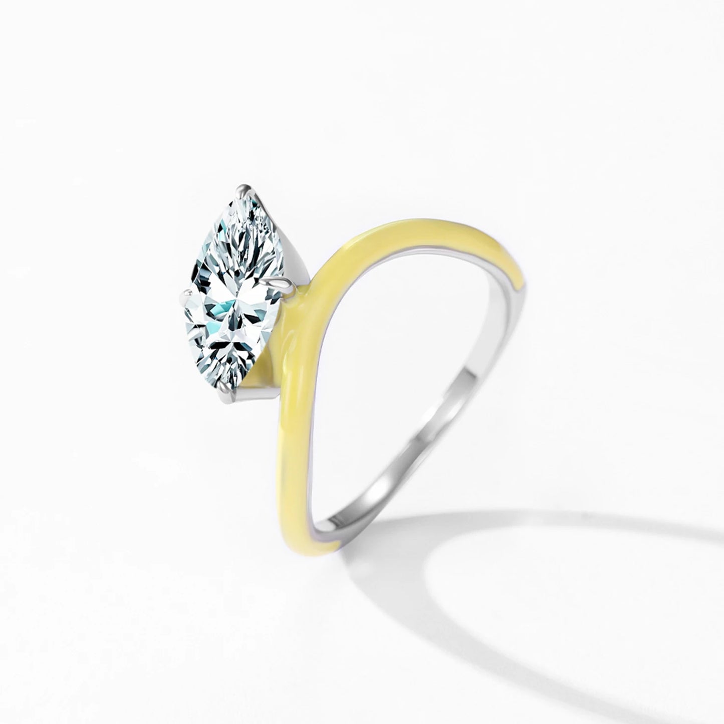 "YELLOW FAVOR" Sterling Silber Ring