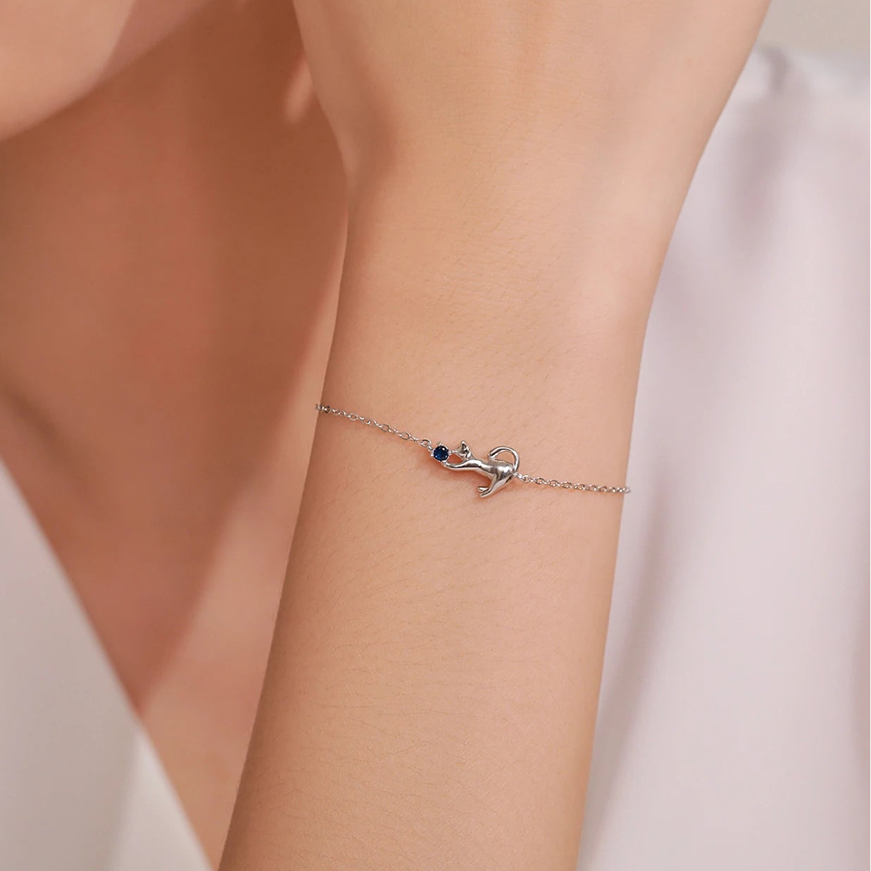 "MYSTIC CAT" Sterling Silber Armband