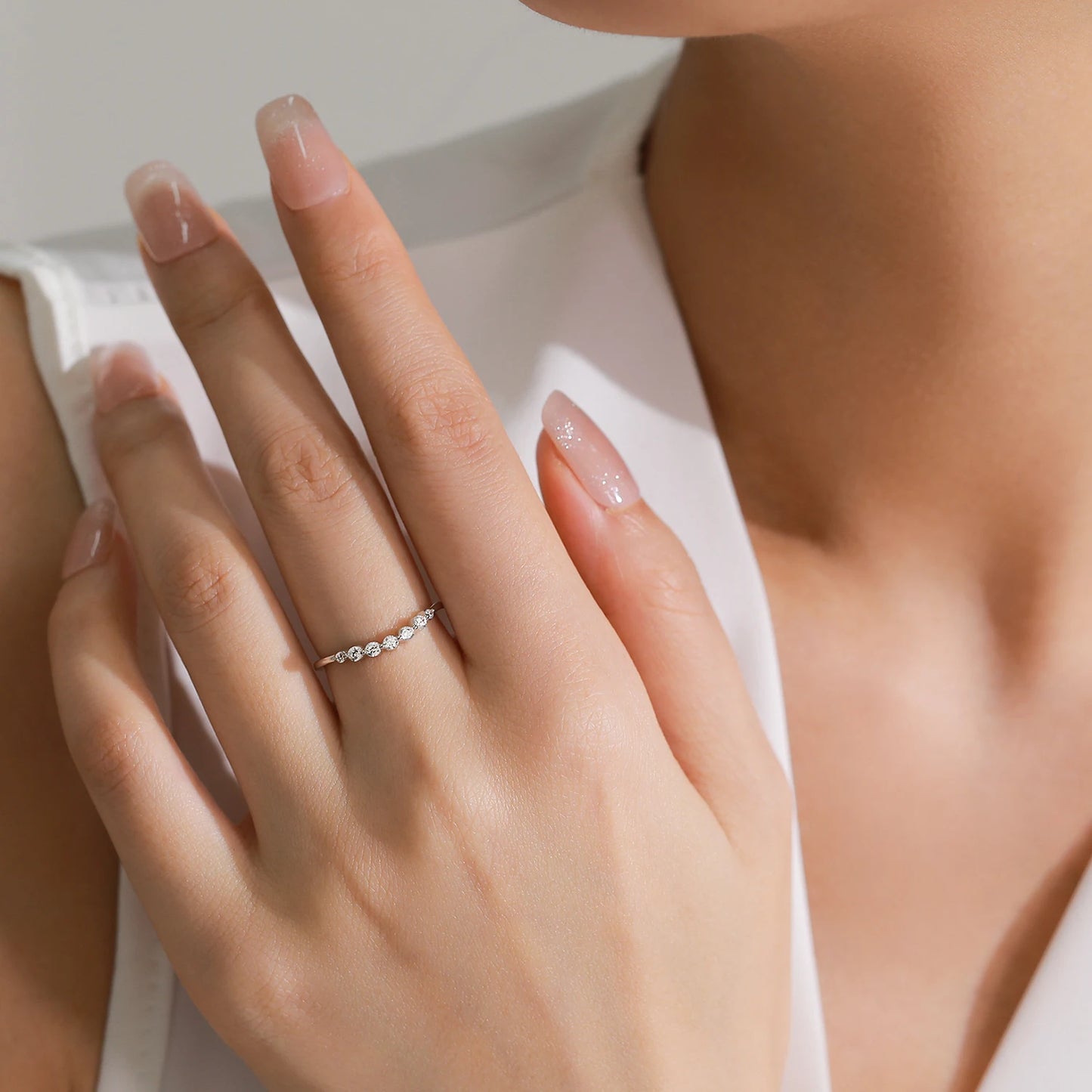 "MOONLIT WHISPER" Sterling Silber Ring