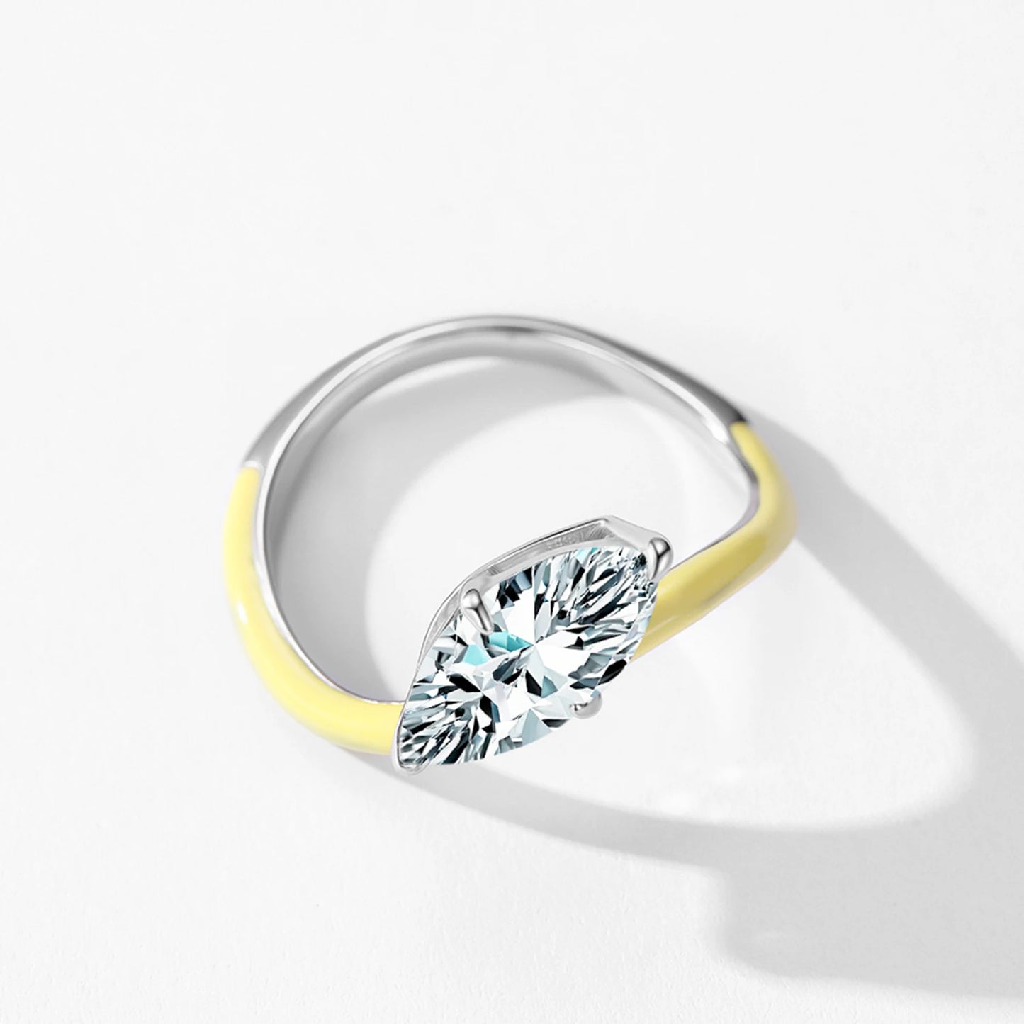 "YELLOW FAVOR" Sterling Silber Ring