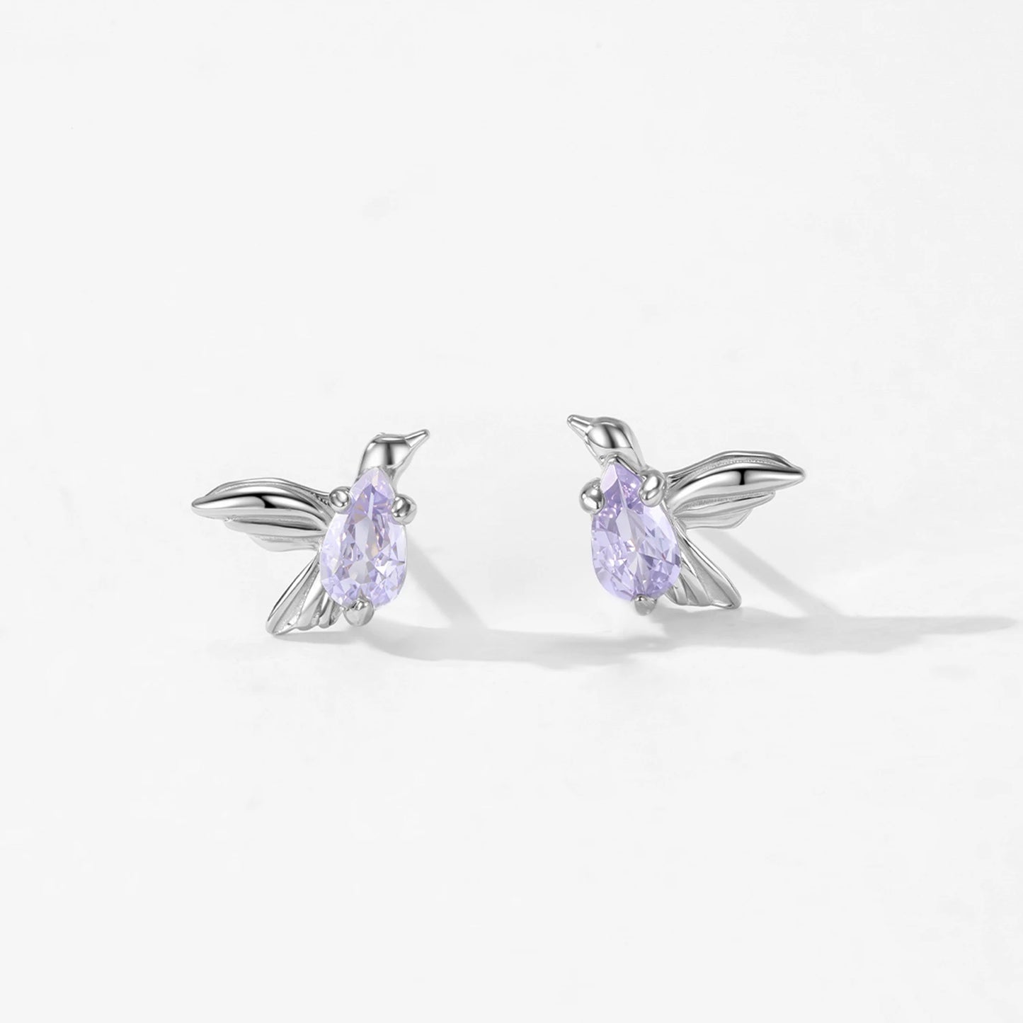 "CUTE BIRD" Sterling Silber Ohrringe