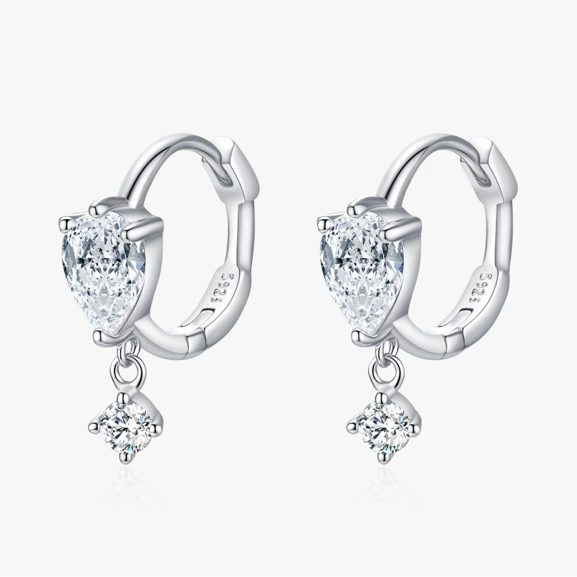 "CRYSTAL BLOOM" Sterling Silber Ohrringe