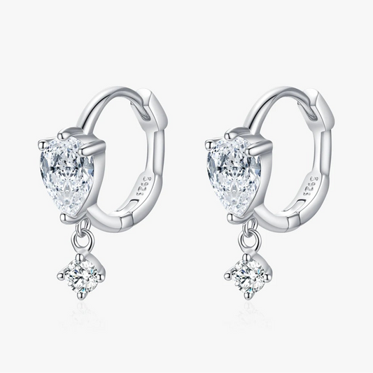 "CRYSTAL BLOOM" Sterling Silber Ohrringe