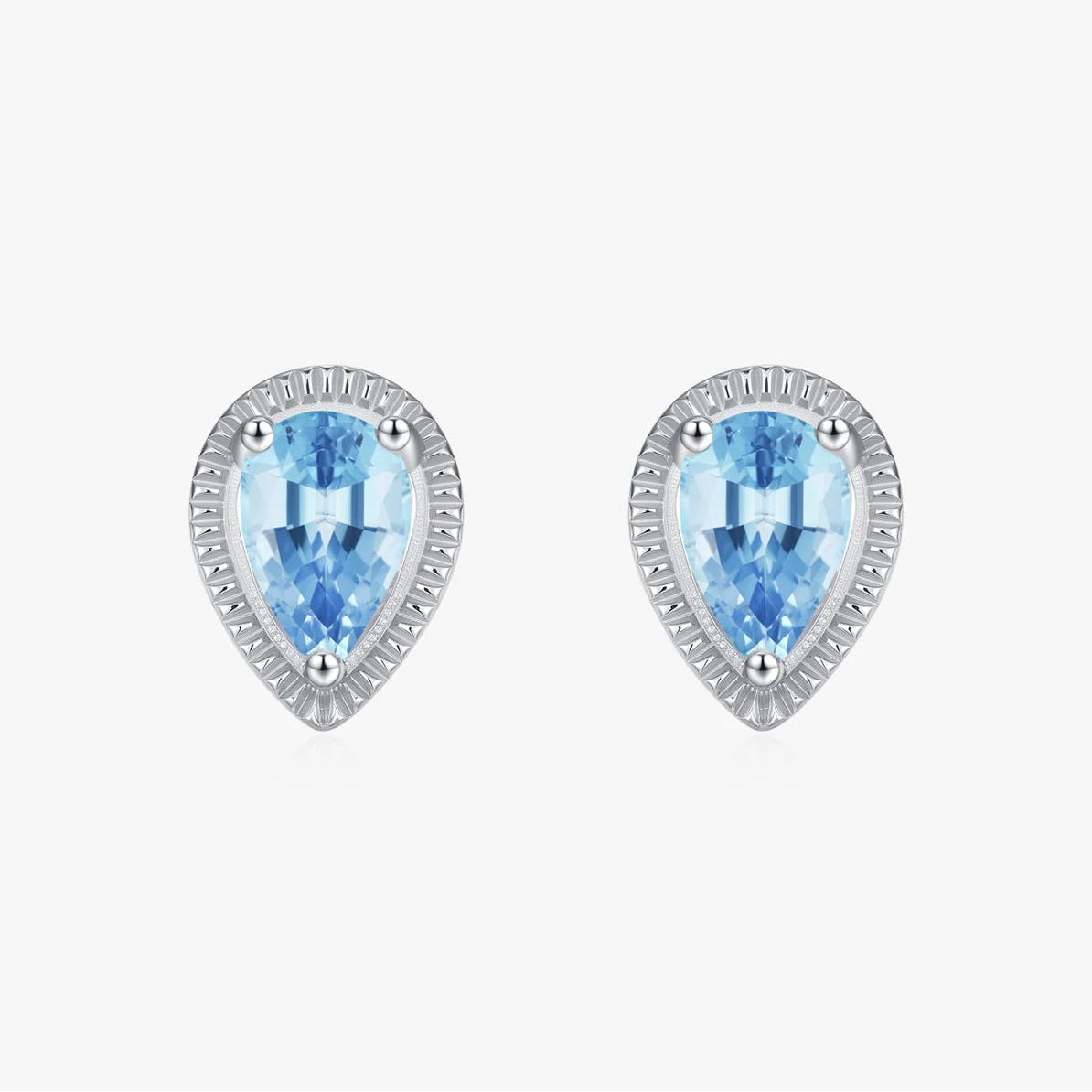 "AQUA ELEGANCE" Sterling Silber Ohrringe