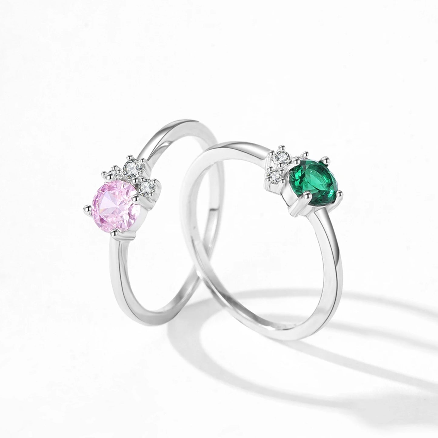 "BEAUTY OF THREE" Sterling Silber Ring