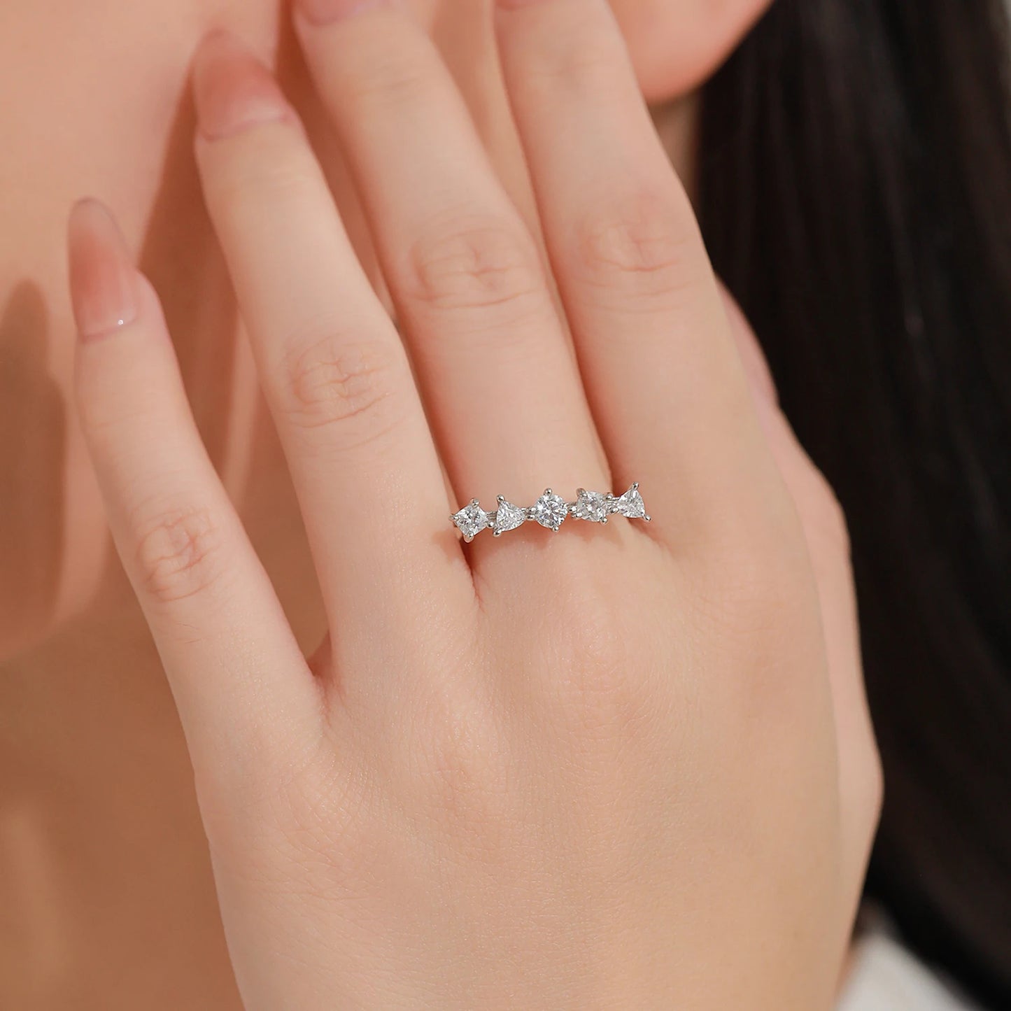 "CHARMING SPARK" Sterling Silber Ring