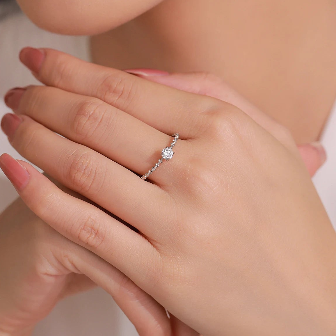 "PURE PEARL CROWN" Sterling Silber Ring