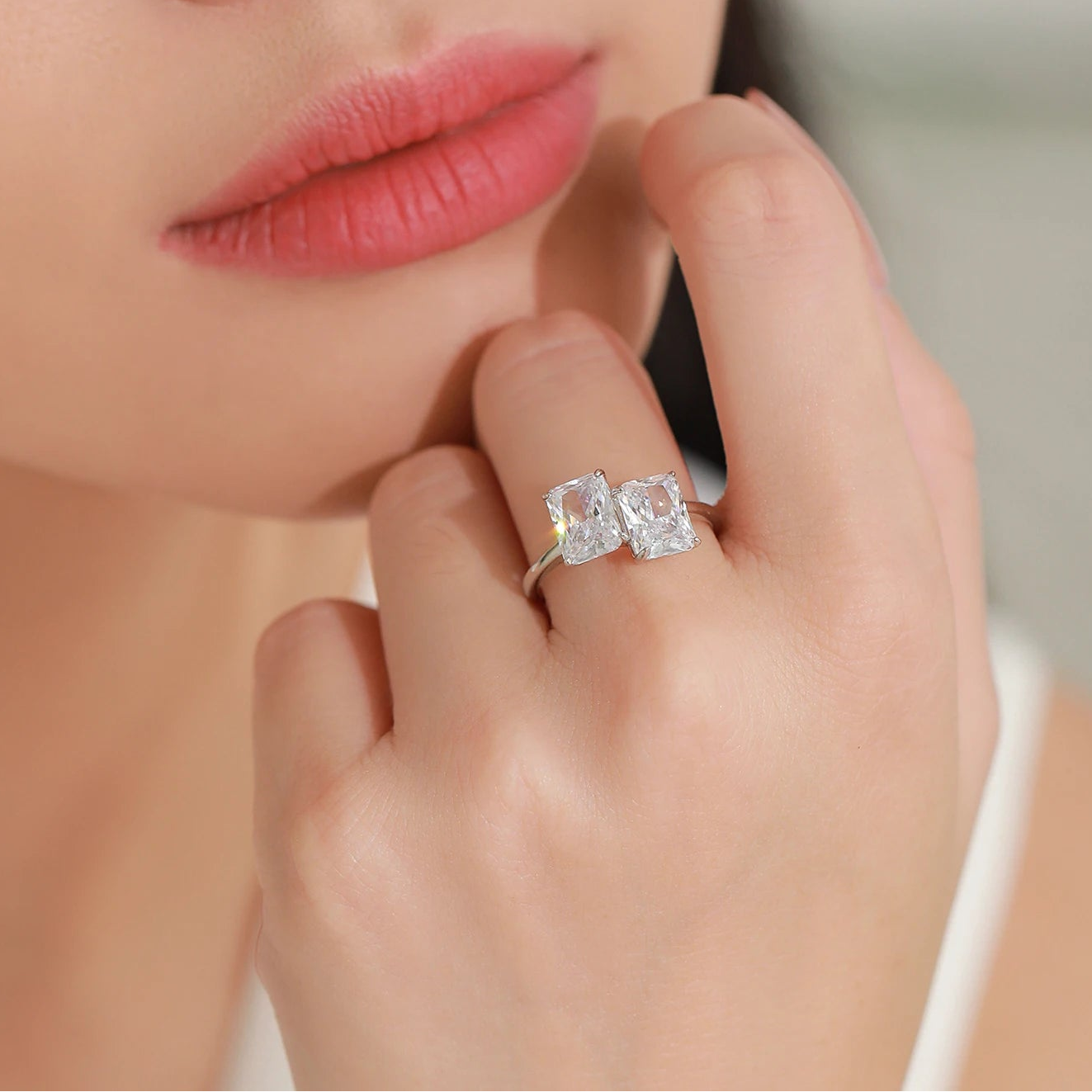 "CHARMING MOMENT" Sterling Silber Ring