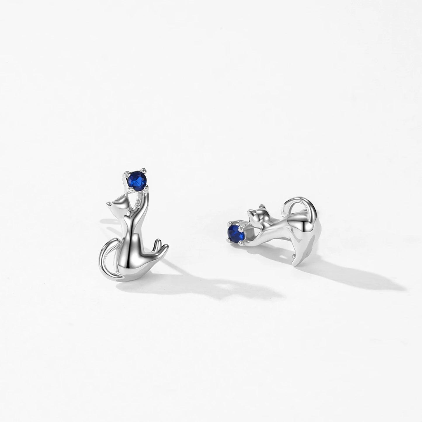 "MYSTIC CAT" Sterling Silber Ohrringe