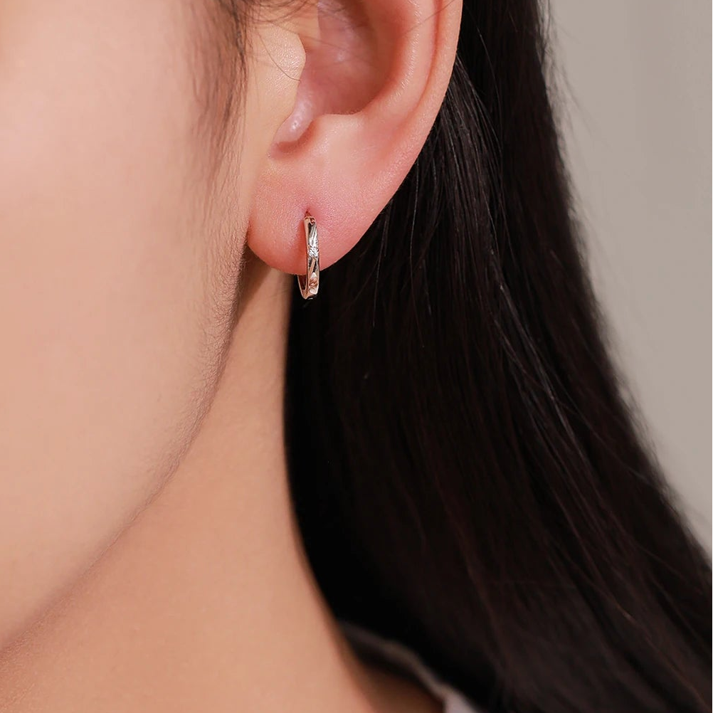 "SECRET SHIMMER" Sterling Silber Ohrringe