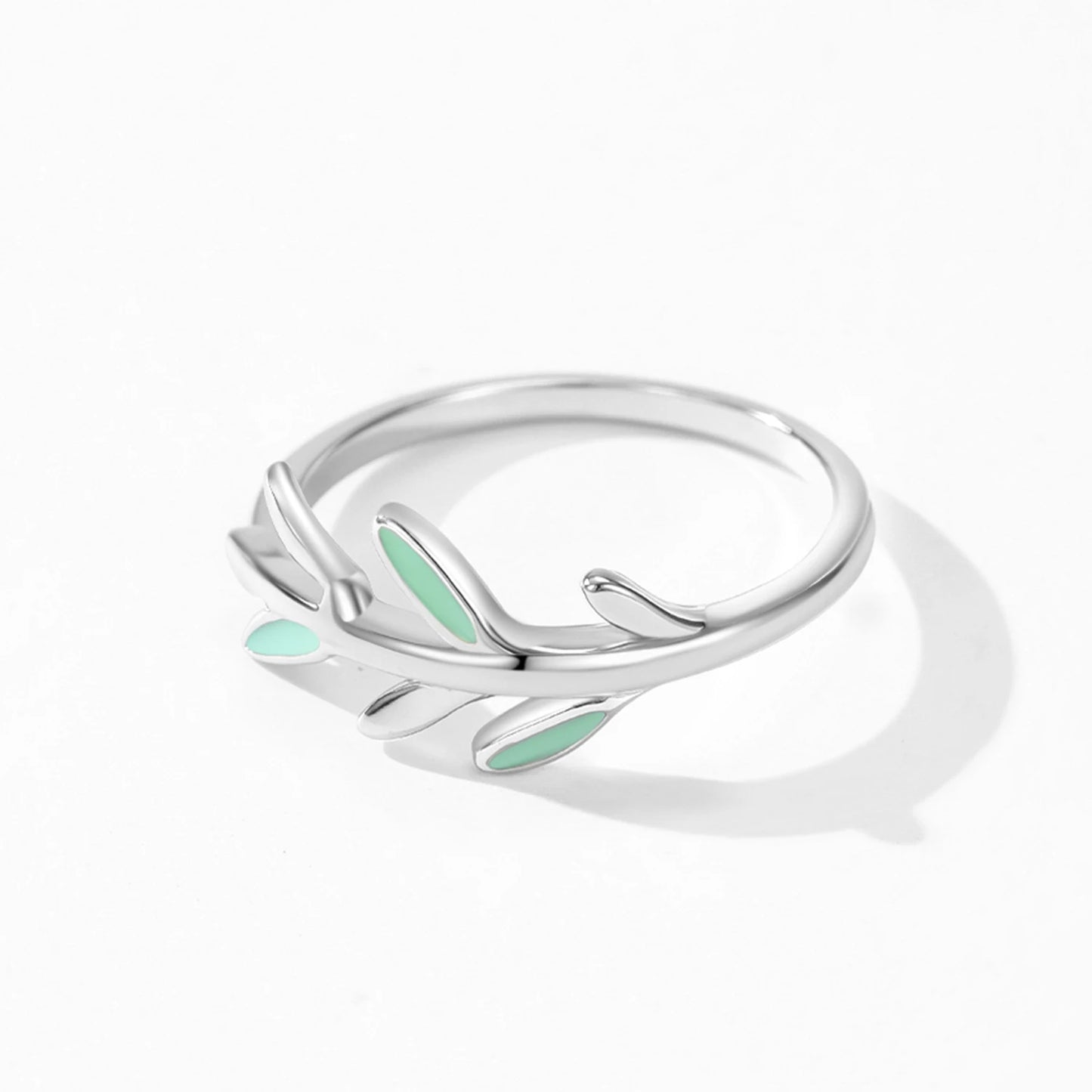 "LEAF OF NATURE" Sterling Silber Ring