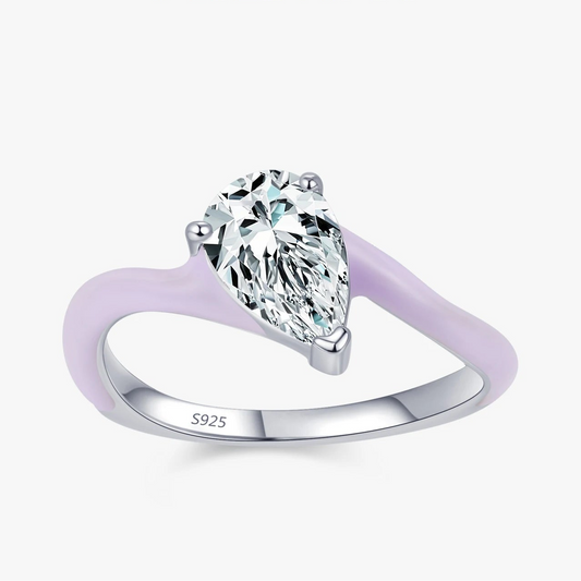 "CLEAN VIOLET" Sterling Silber Ring