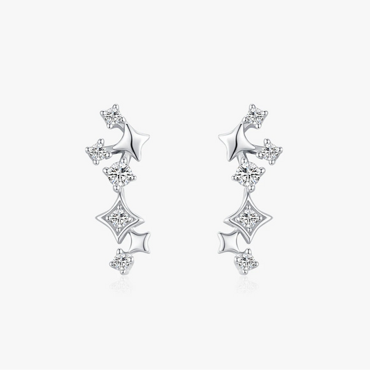 "SILVER ROMANCE" Sterling Silber Ohrringe