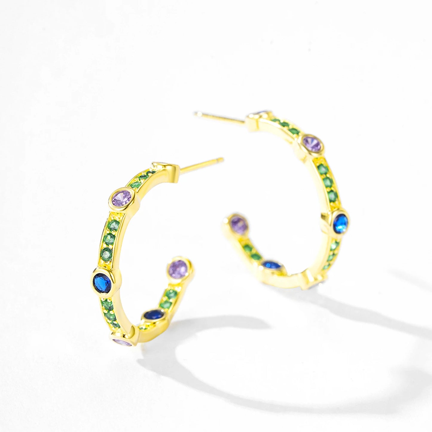 "FABULOUS ROYAL" Sterling Silber Ohrringe