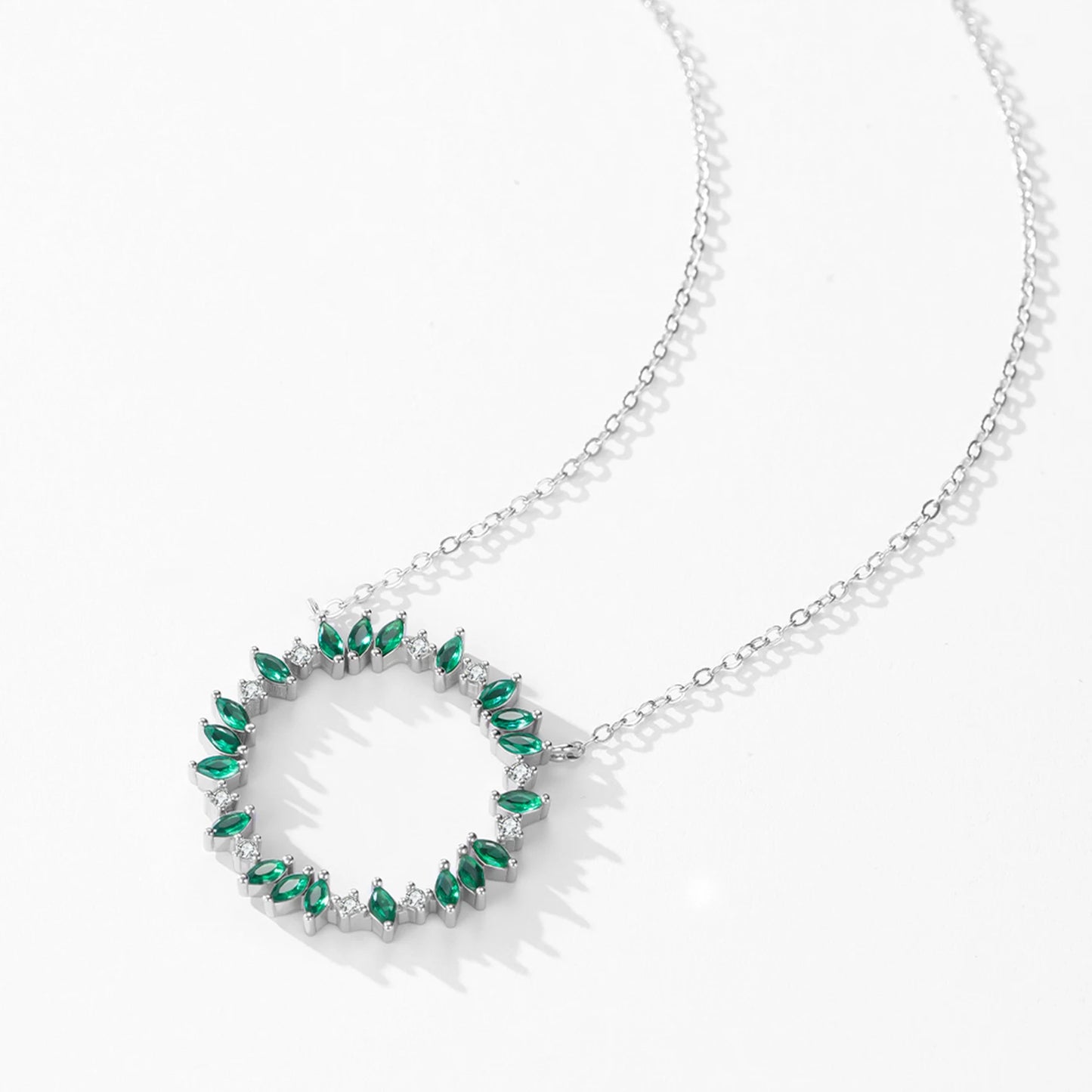 "FOREST SHINE" Sterling Silber Halskette