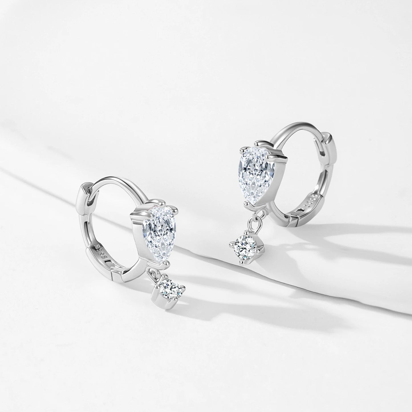 "CRYSTAL BLOOM" Sterling Silber Ohrringe