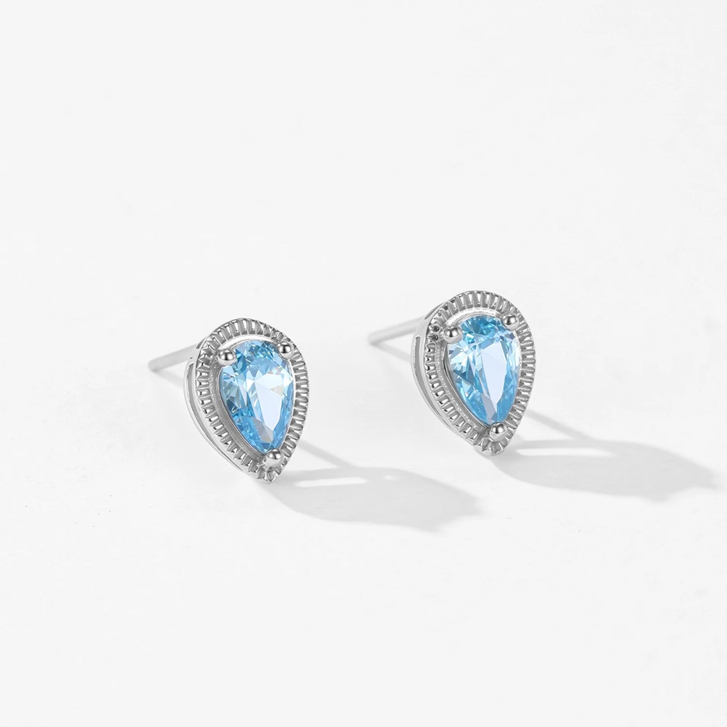 "AQUA ELEGANCE" Sterling Silber Ohrringe