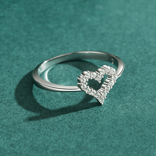 "CLEAR LOVE" Sterling Silber Ring