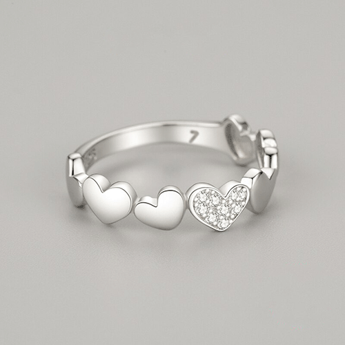 "LOVELY" Sterling Silber Ring