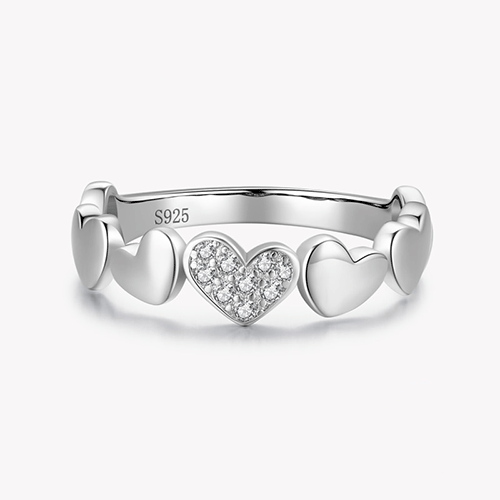 "LOVELY" Sterling Silber Ring