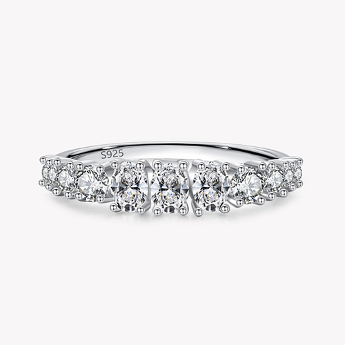 "DAZZLING CIRCLE" Sterling Silber Ring