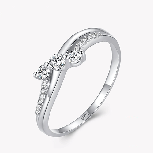 "WAVE OF LOVE" Sterling Silber Ring