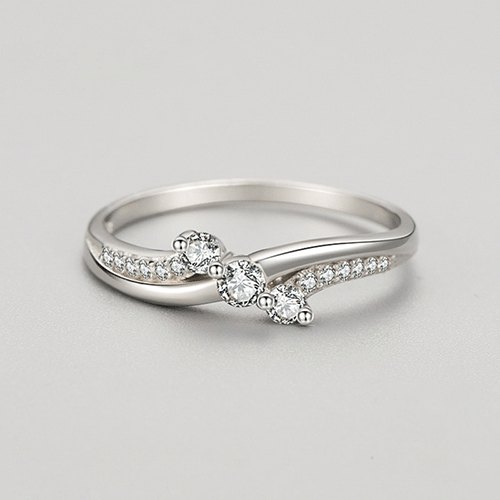 "WAVE OF LOVE" Sterling Silber Ring