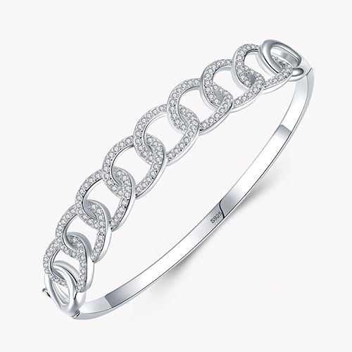 "TWISTY" Sterling Silber Armreif