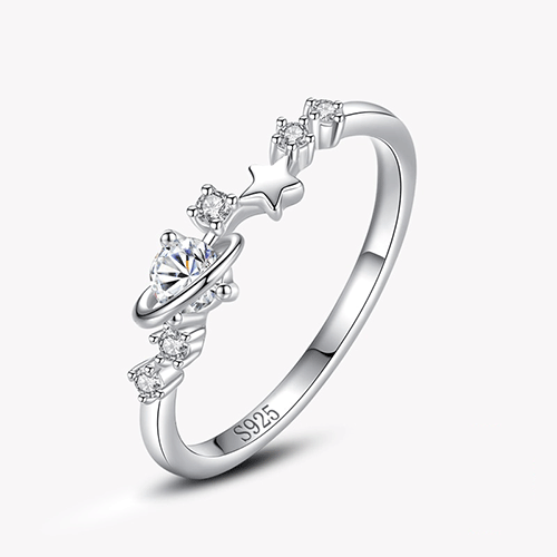 "FANCY" Sterling Silber Ring